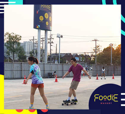 Foodie Bangna เปิดลานสเก็ตในชื่อ Foodie Skate Park 